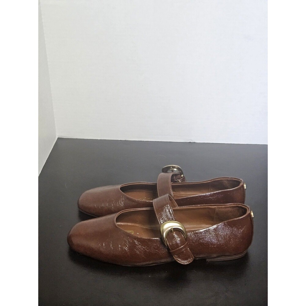 Sz 7.5 - Circus Sam Edelman Bella Mary Jane Flats Brown
